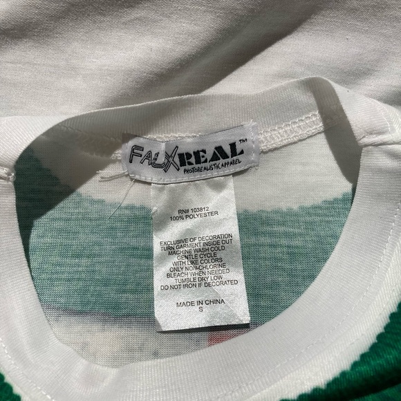 Ugly “funny” Christmas Sweat, Shirt, Men’s size small, NWT! Fauxreal apparel! - Picture 3 of 7